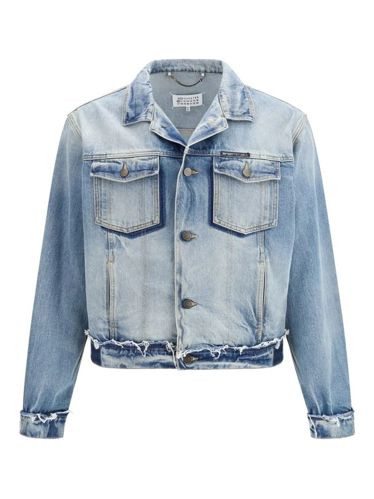 Blue Cotton Denim Jacket