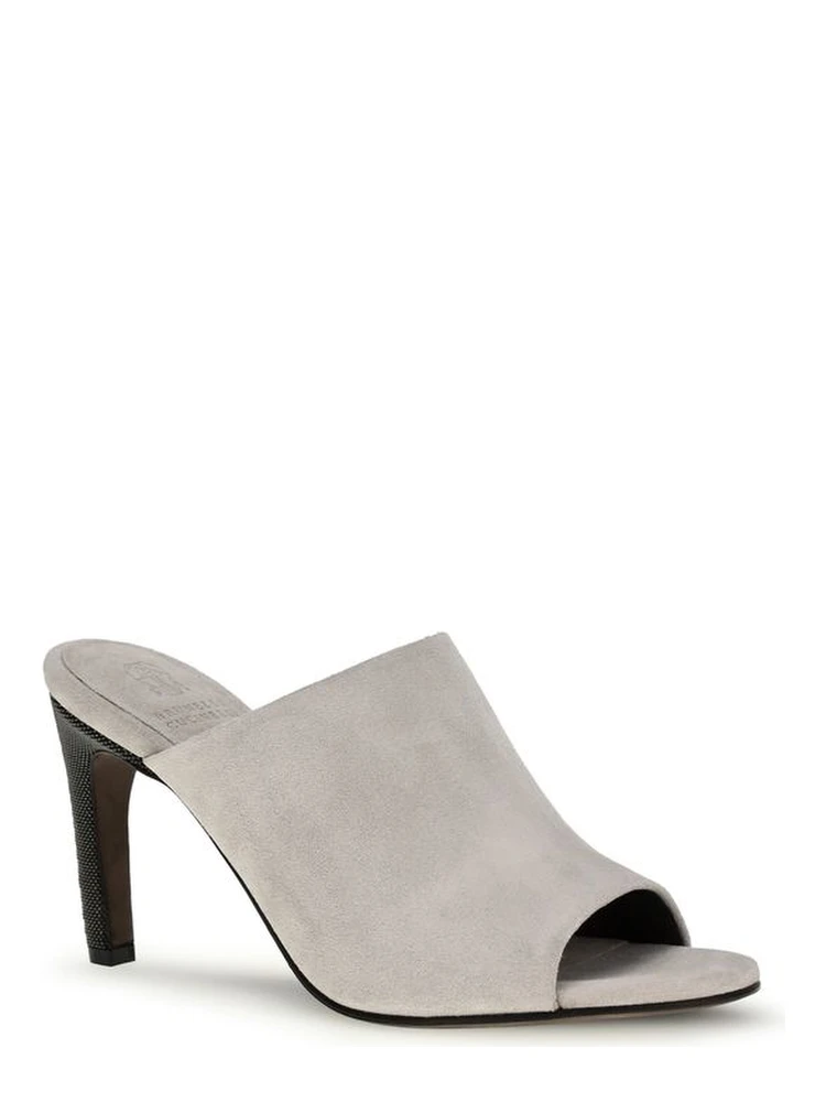 Gray Calf Leather Bos Taurus Mules alternative