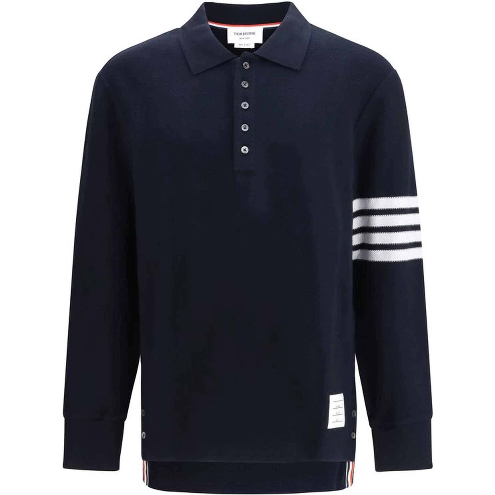 Blue Cotton Polo Shirt