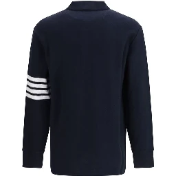 Blue Cotton Polo Shirt