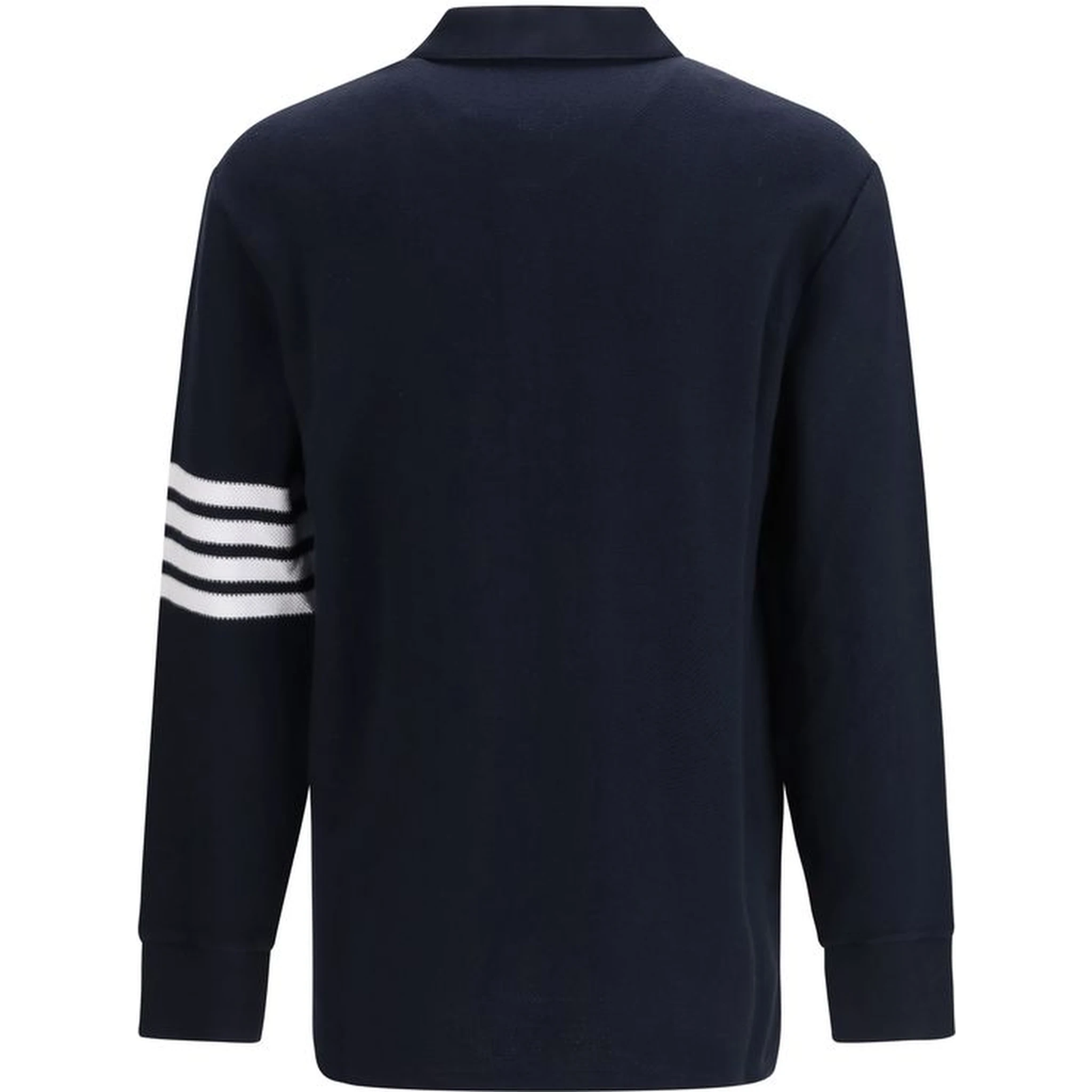 Blue Cotton Polo Shirt