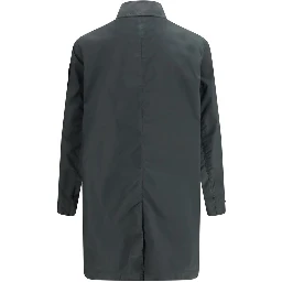 Gray Polyester Coat