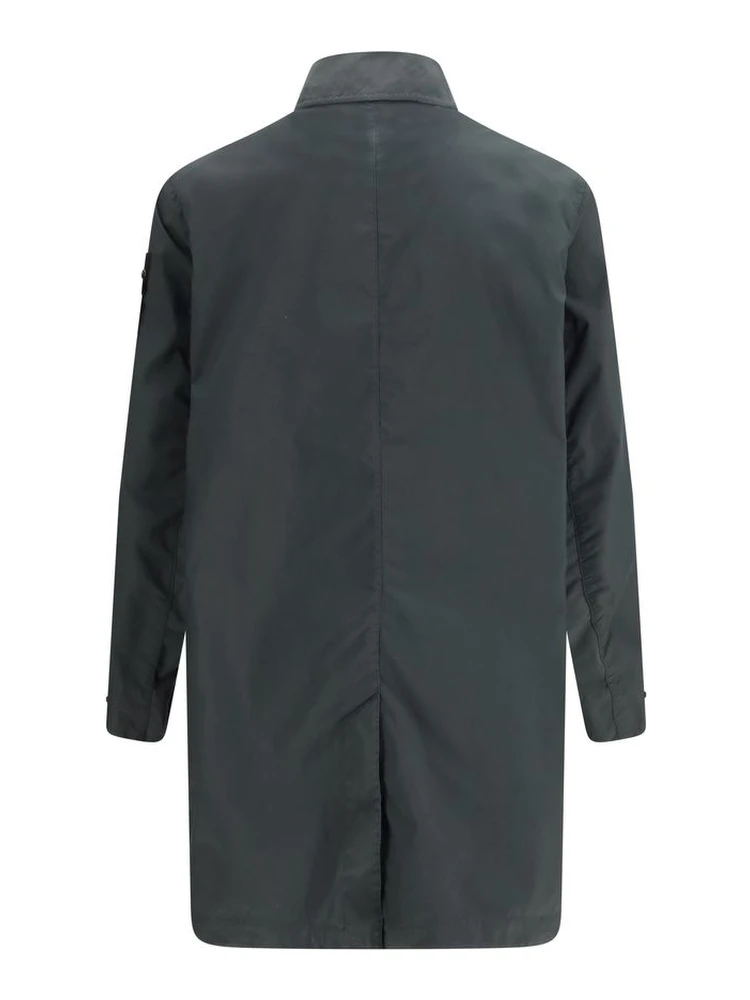 Gray Polyester Coat alternative