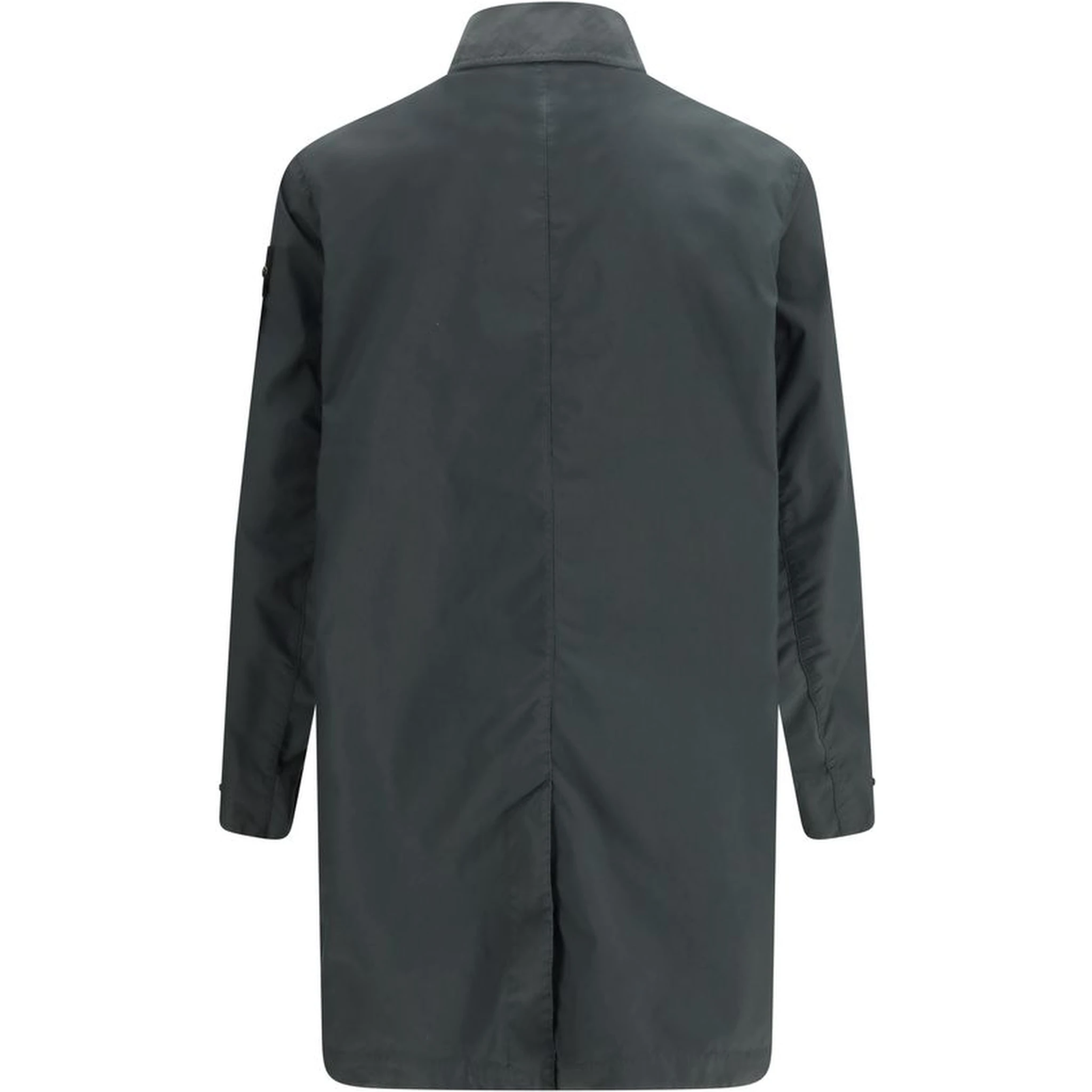 Gray Polyester Coat