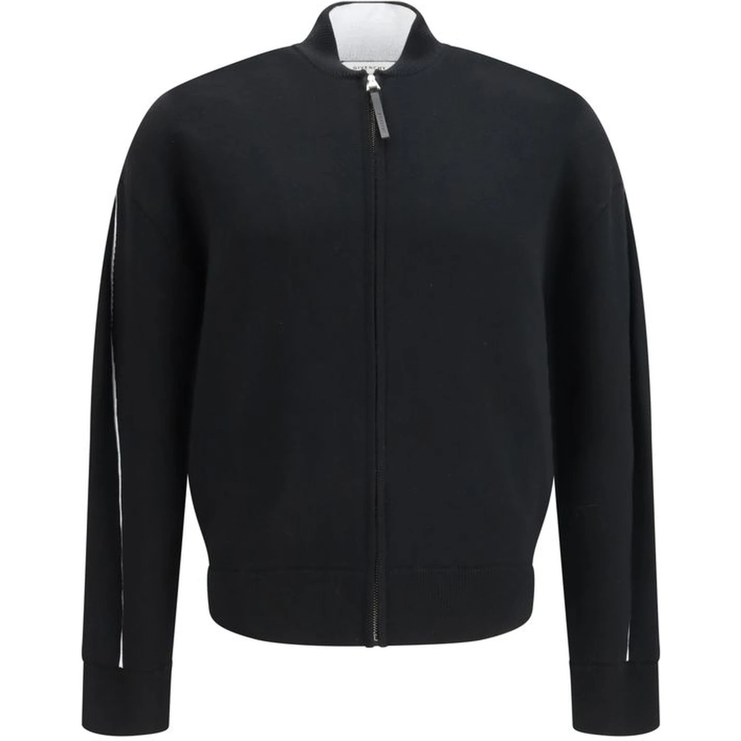 Black Wool Cardigan