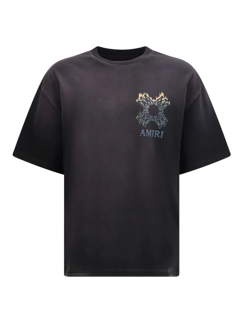 Black Cotton T-Shirt