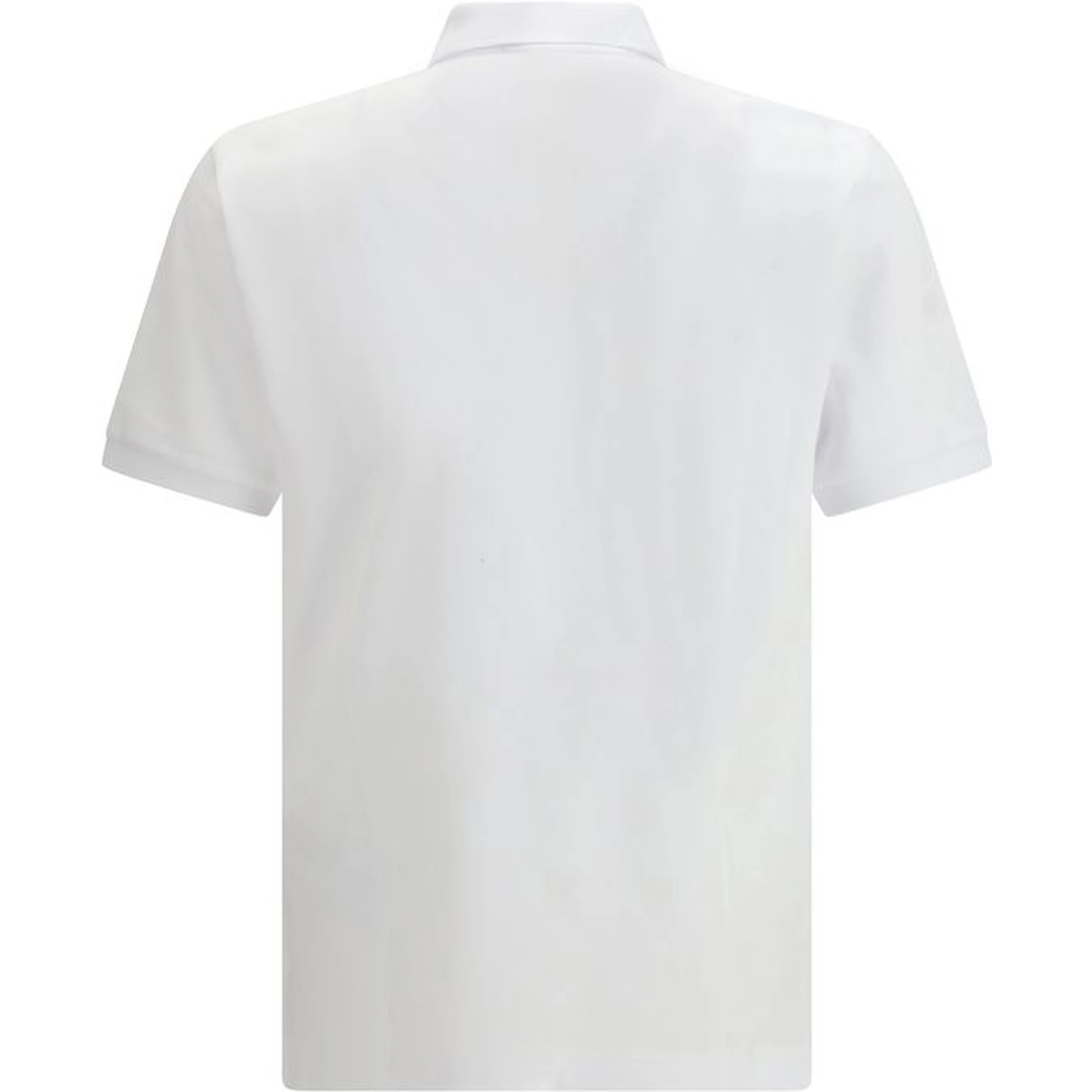 White Cotton Polo Shirt