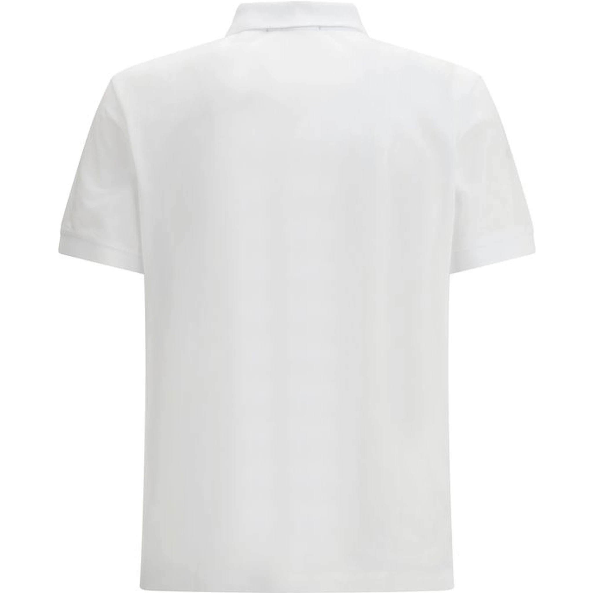 White Cotton Polo Shirt