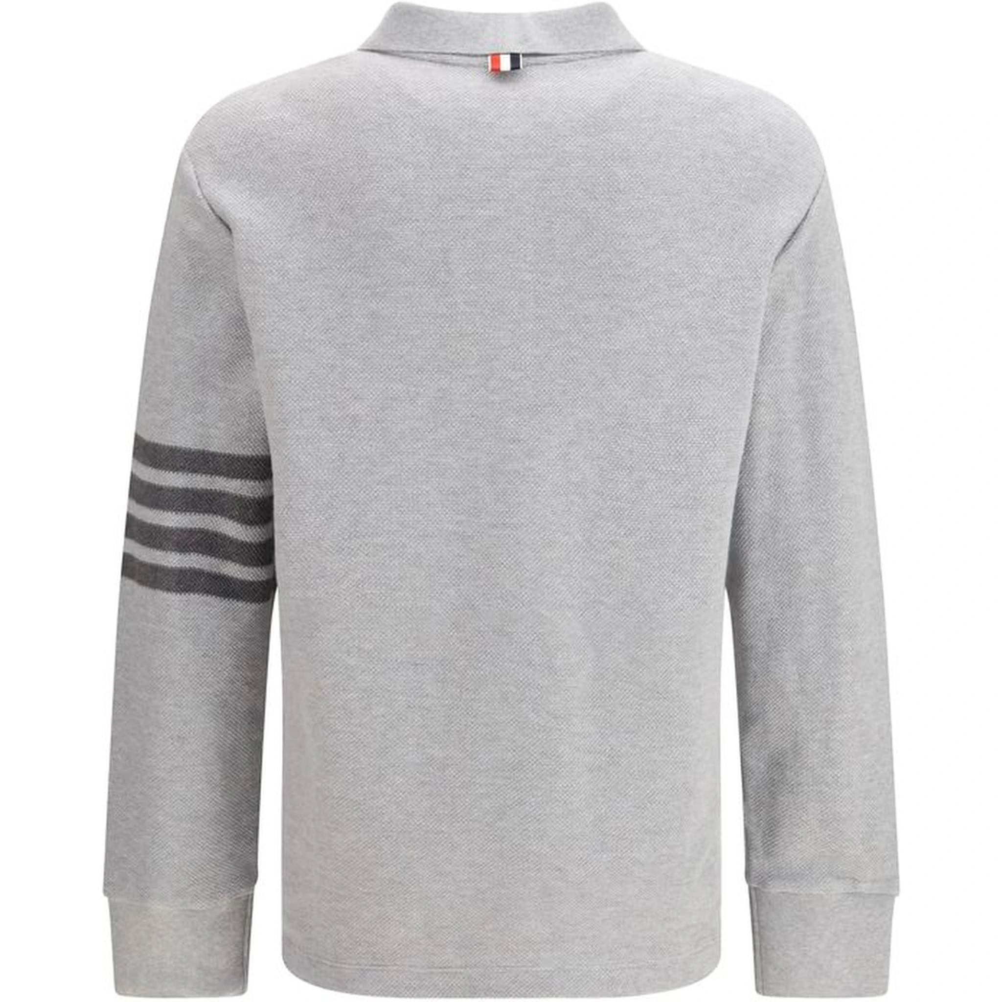 Gray Cotton Polo Shirt