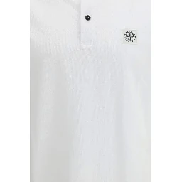 White Cotton Polo Shirt