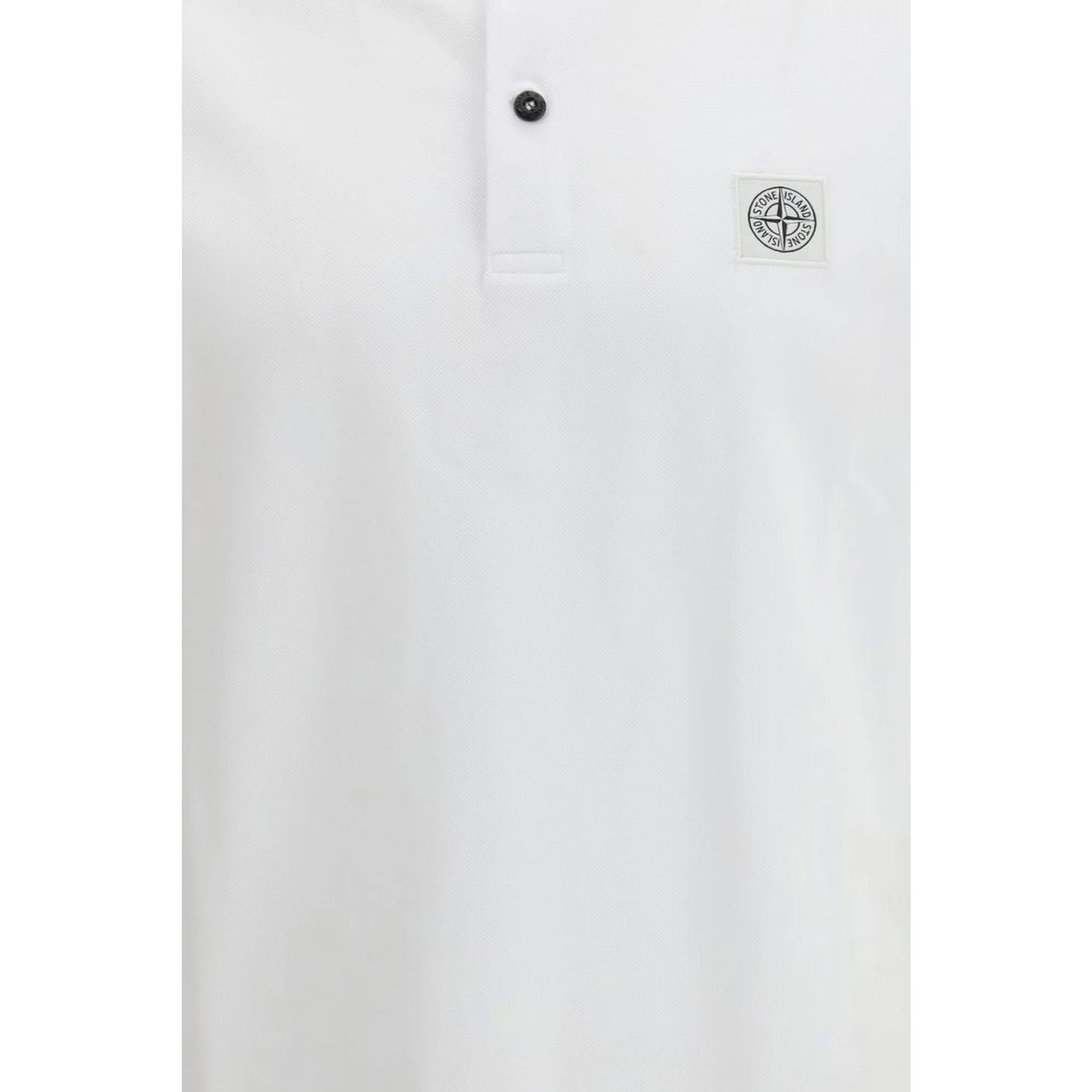 White Cotton Polo Shirt