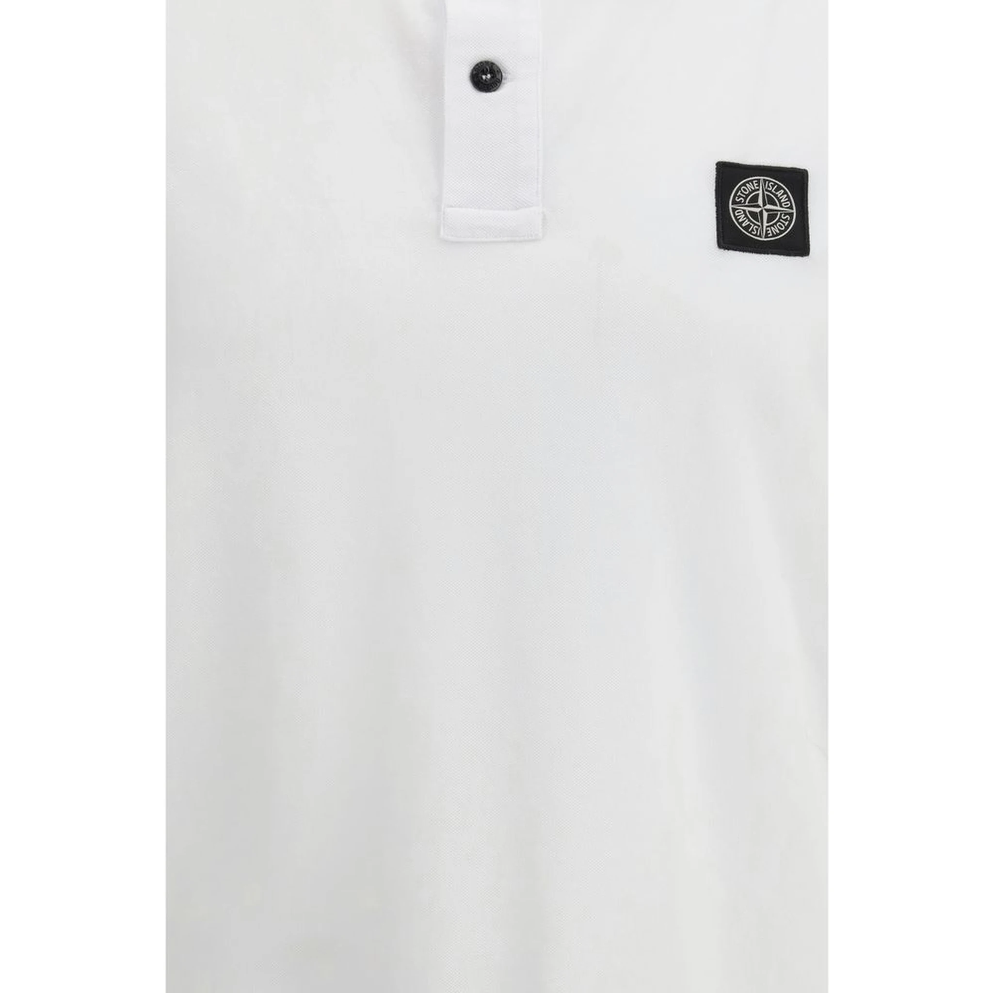 White Cotton Polo Shirt