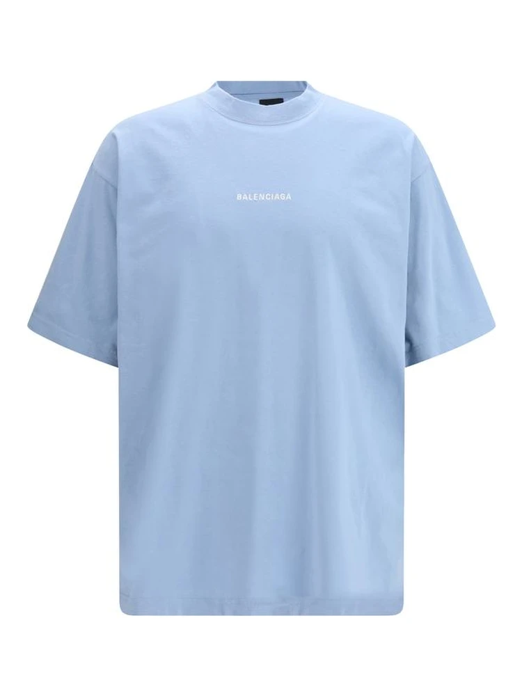 Light Blue Cotton T-Shirt
