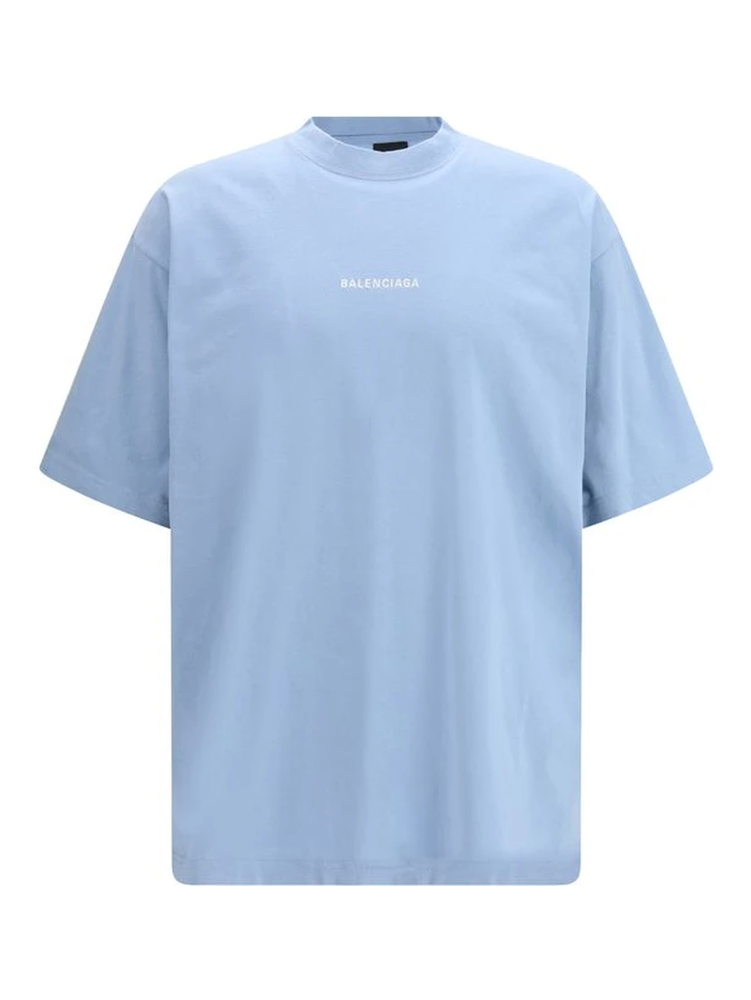 Light Blue Cotton T-Shirt