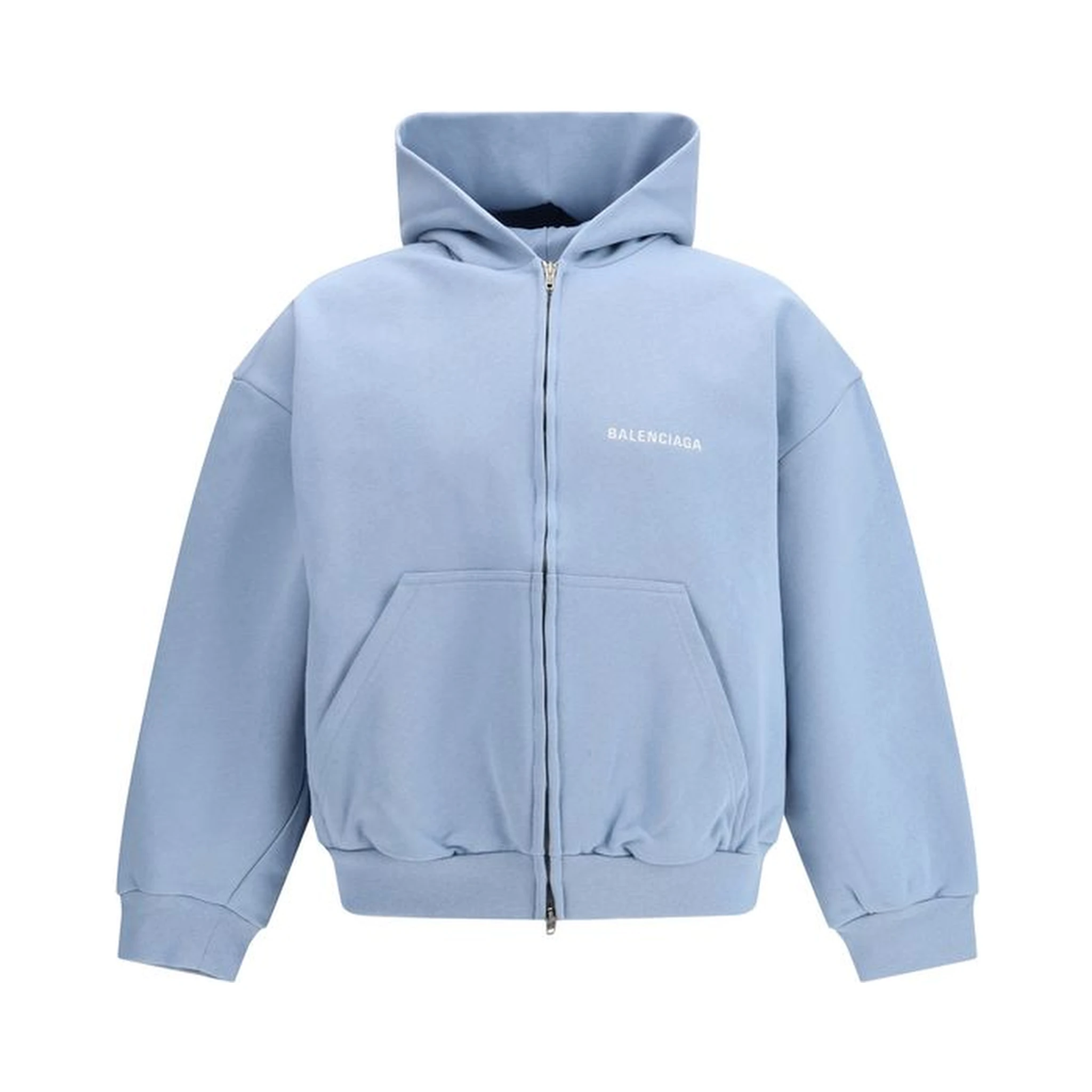 Light Blue Cotton Sweatshirt