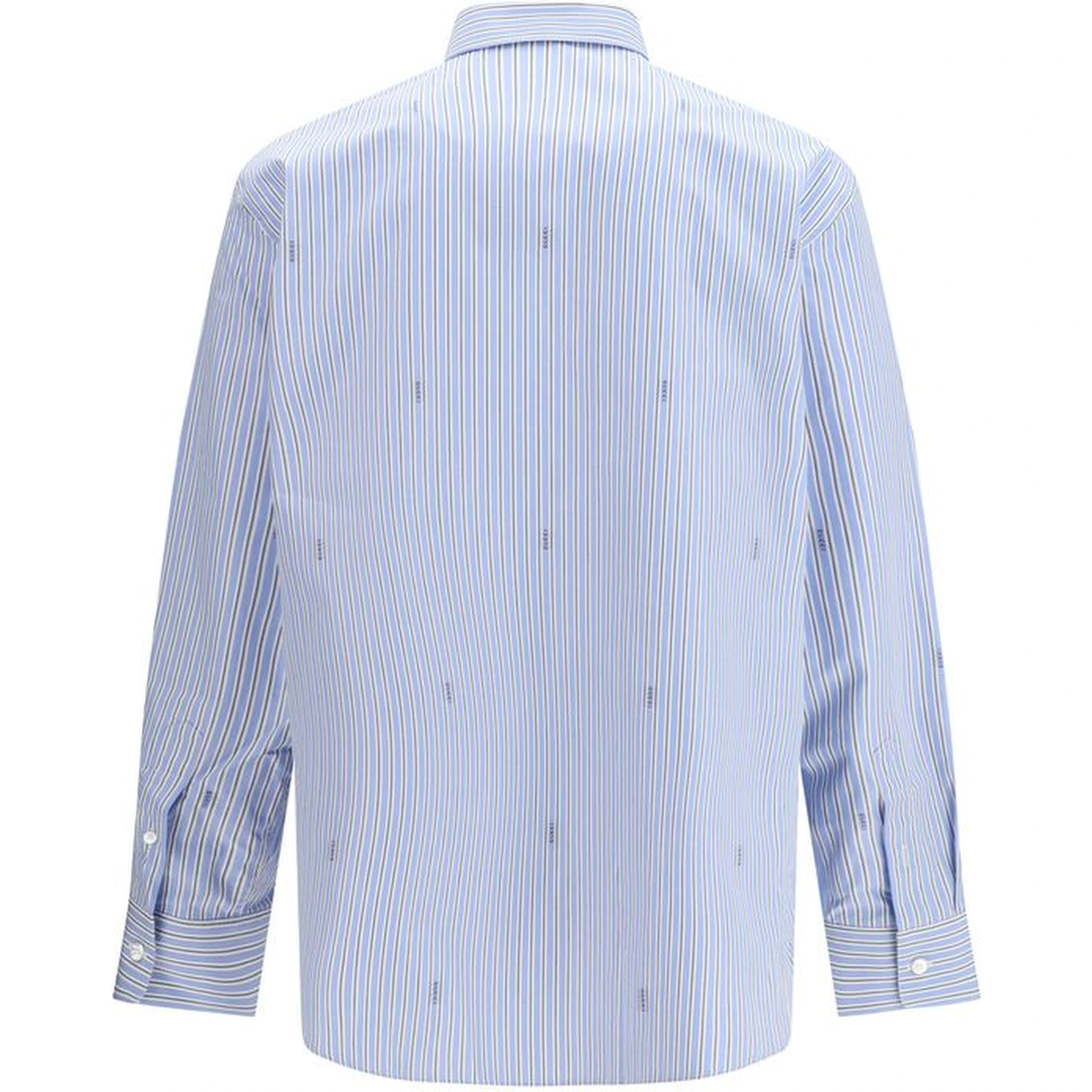 Light Blue Cotton Pattern Shirt