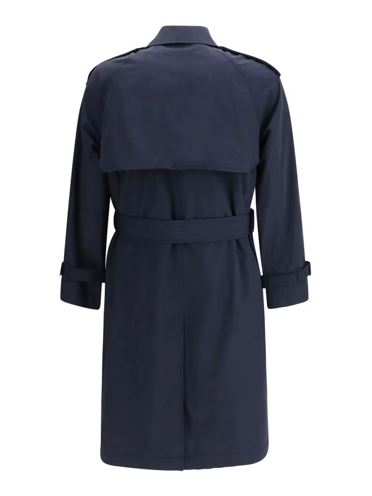 Blue Polyester Trench Coat alternative