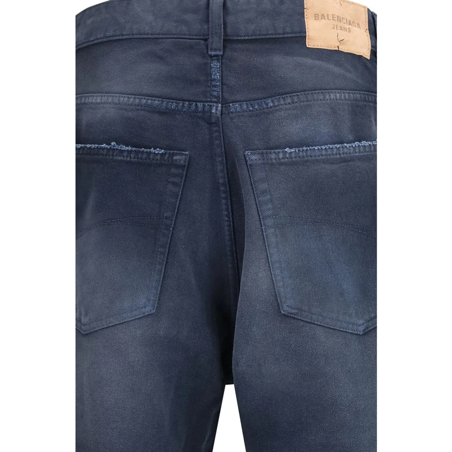 Blue Cotton Relaxed Fit Jeans