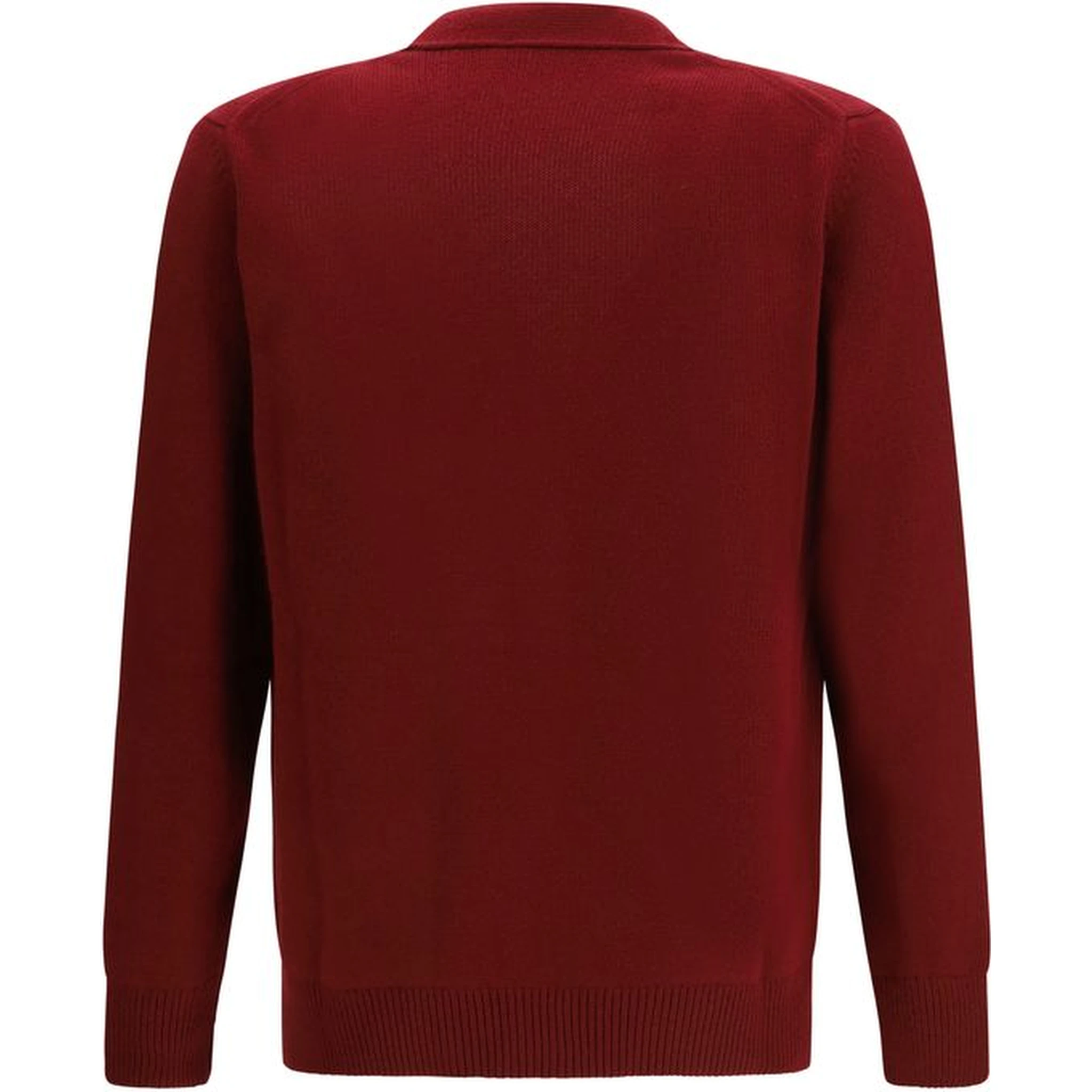 Bordeaux Wool Cardigan