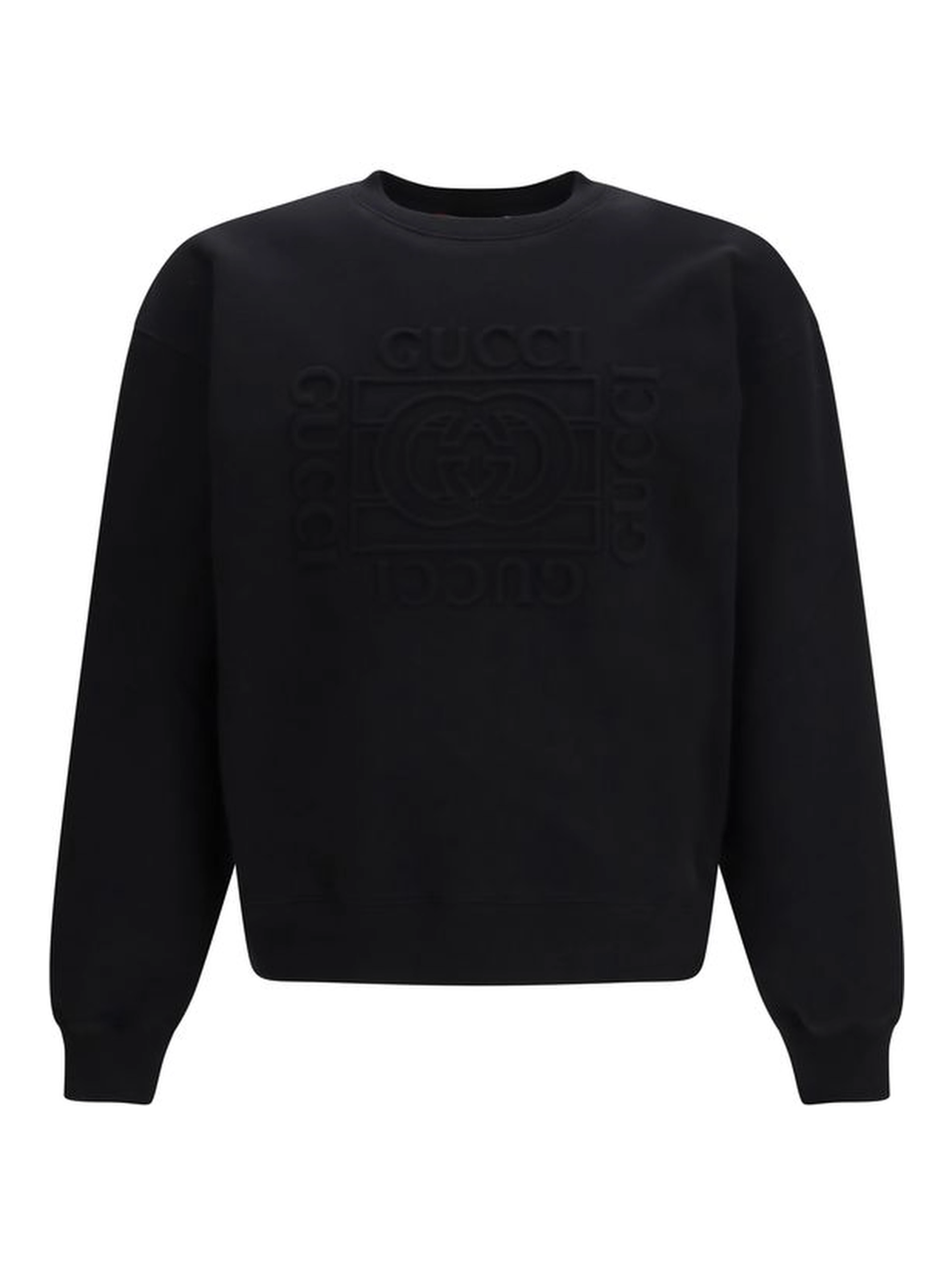 Black Cotton Sweatshirt