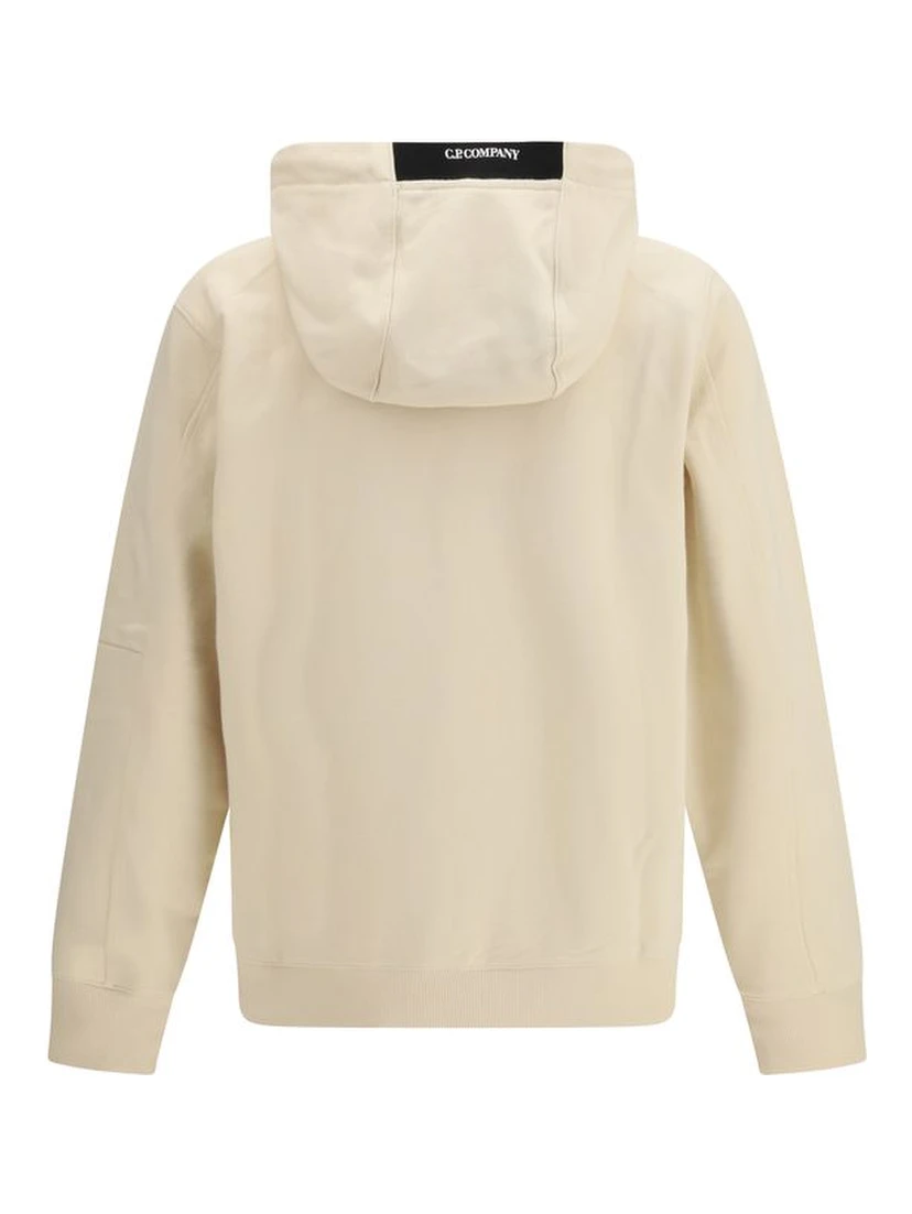 Beige Cotton Sweatshirt