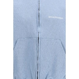 Light Blue Cotton Sweatshirt