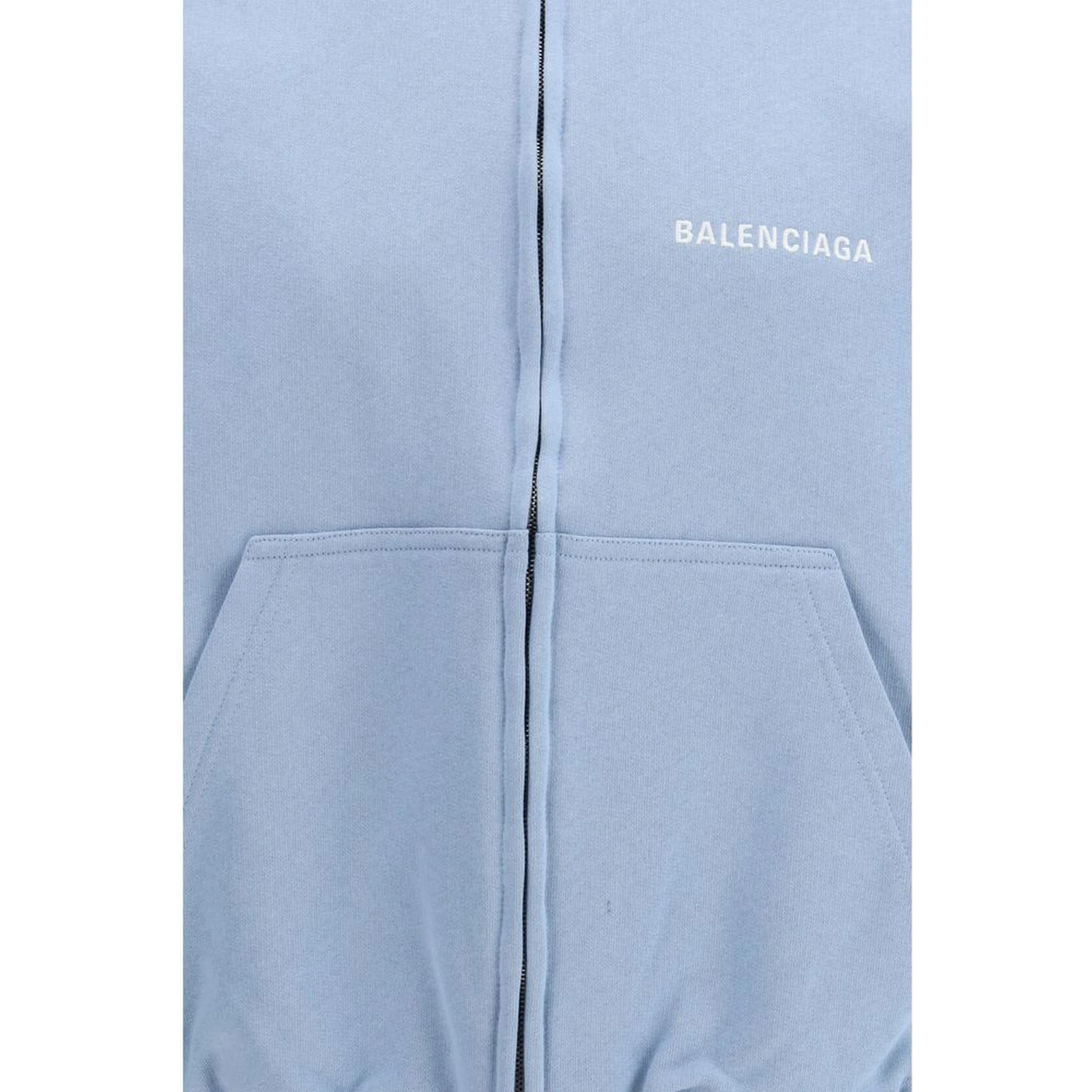 Light Blue Cotton Sweatshirt