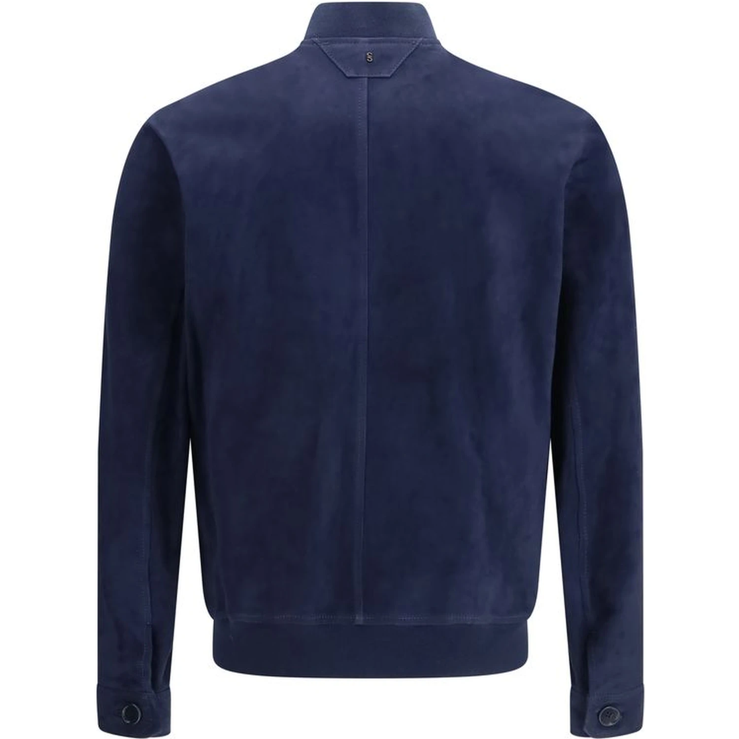 Blue Calf Leather Bos Taurus Shell Jacket