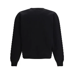 Black Cotton Sweatshirt