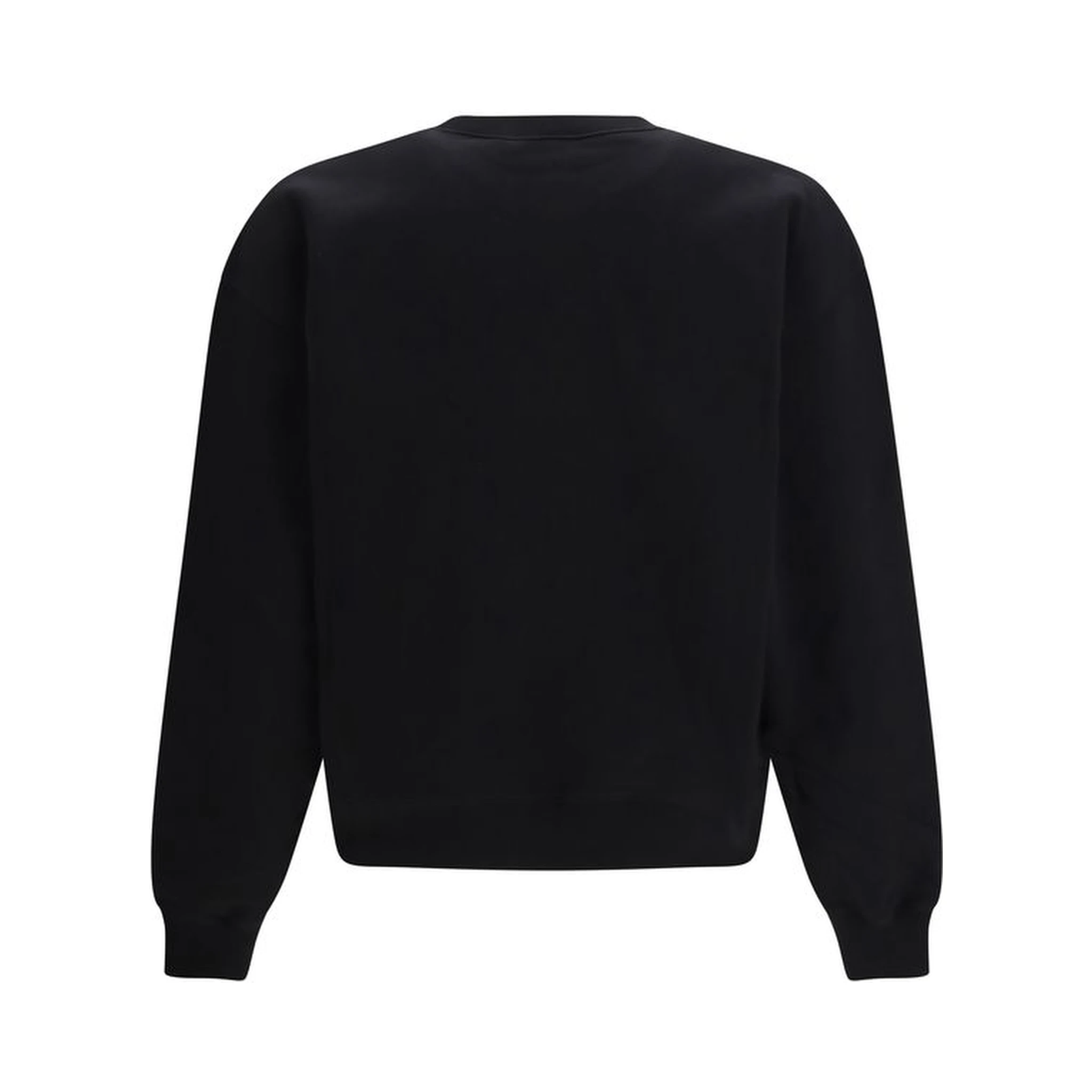 Black Cotton Sweatshirt