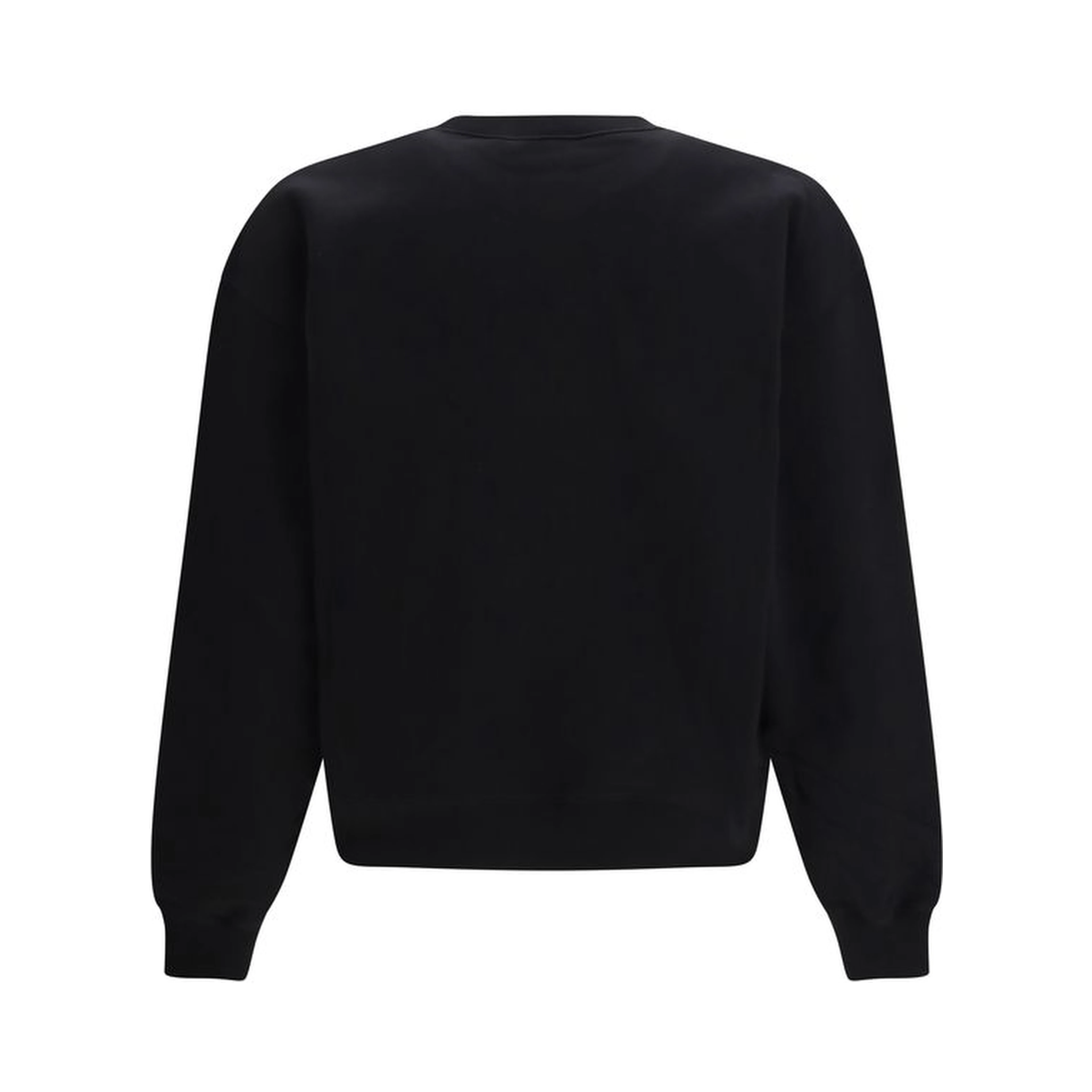 Black Cotton Sweatshirt