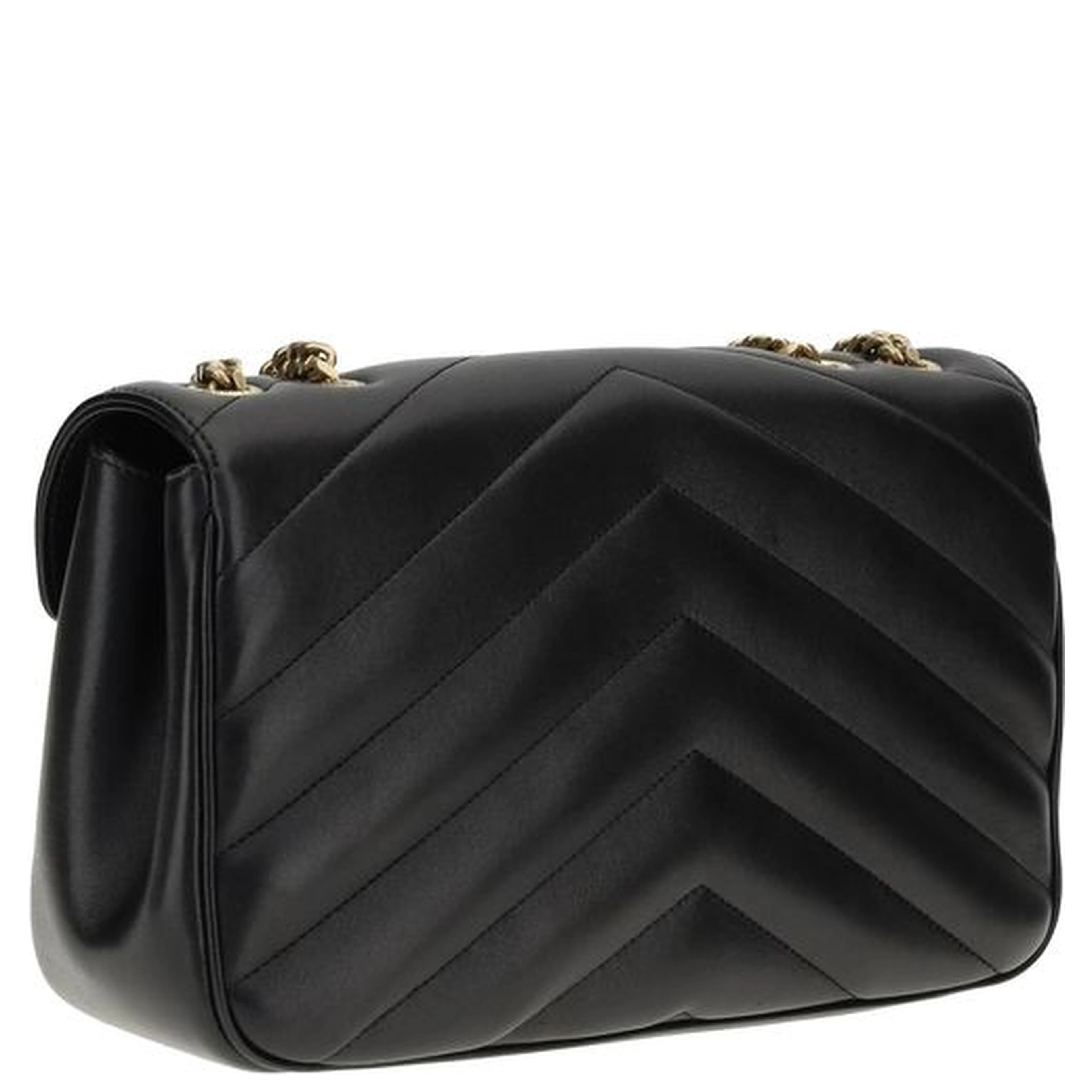 Black Calf Leather Bos Taurus Shoulder Bag