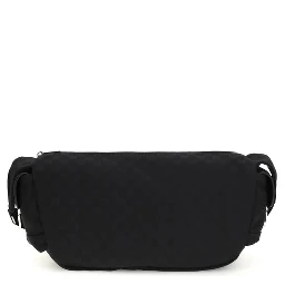 Black Fabric Shoulder Bag