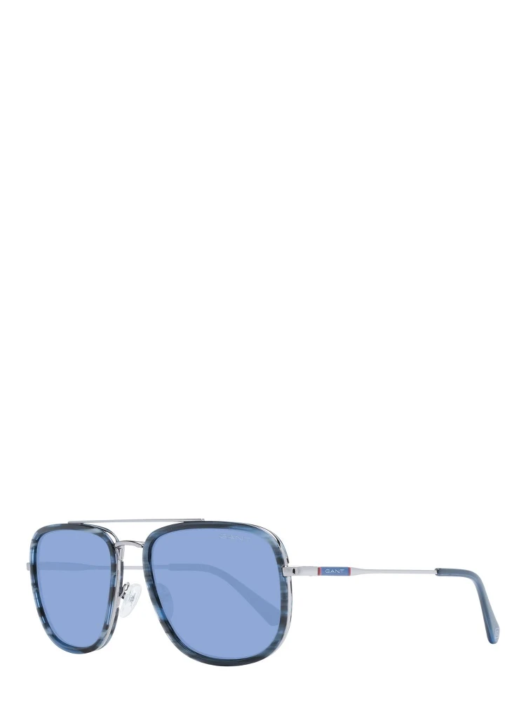 Blue Metal Sunglasses