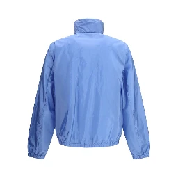 Blue Recycled Polyamide Shell Jacket