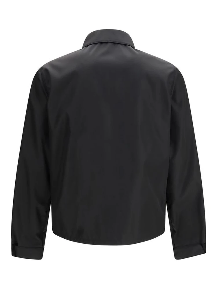 Black Recycled Polyamide Full-Length Jacket alternative