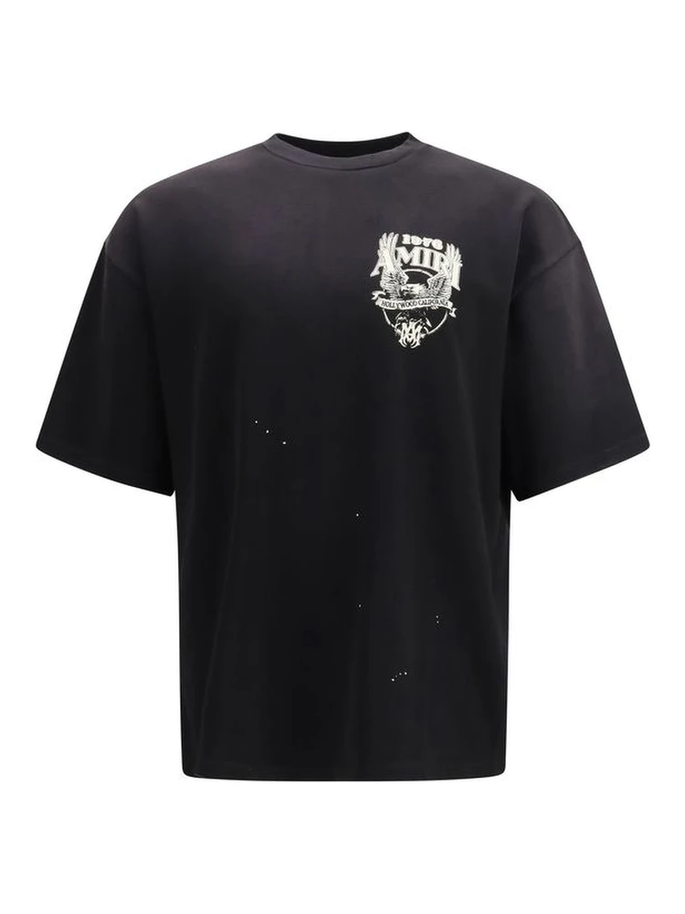 Black Cotton T-Shirt