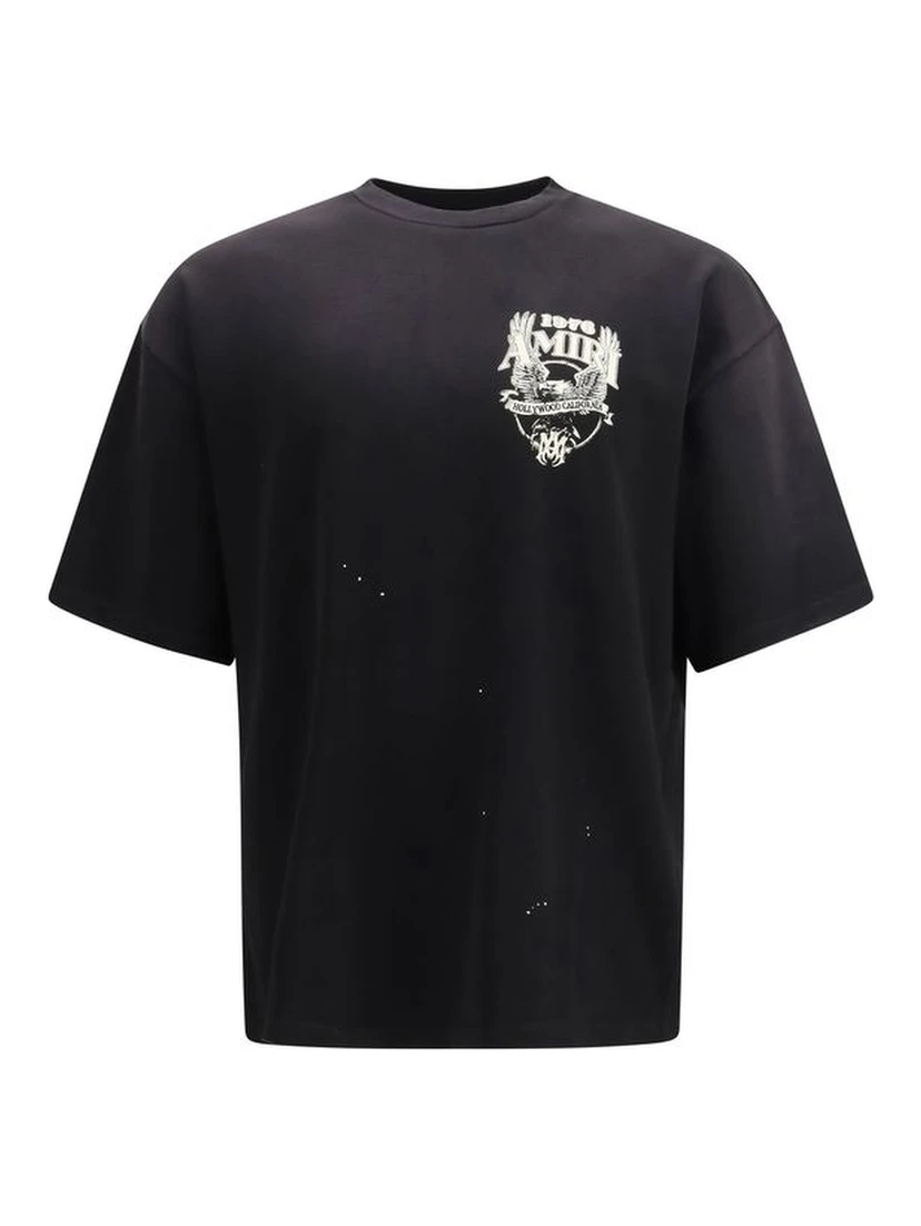 Black Cotton T-Shirt