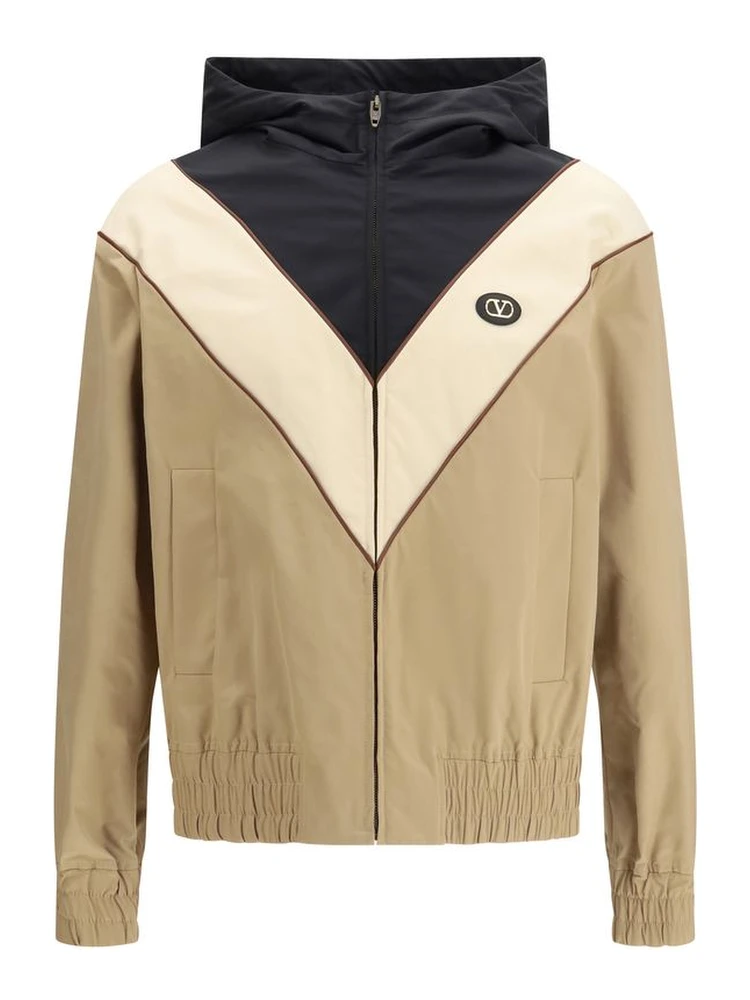 Multicolor Polyester Shell Jacket