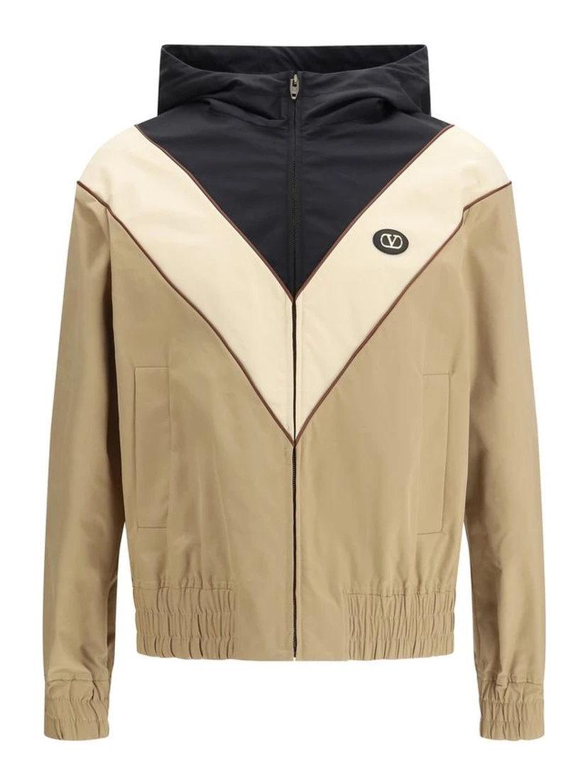 Multicolor Polyester Shell Jacket