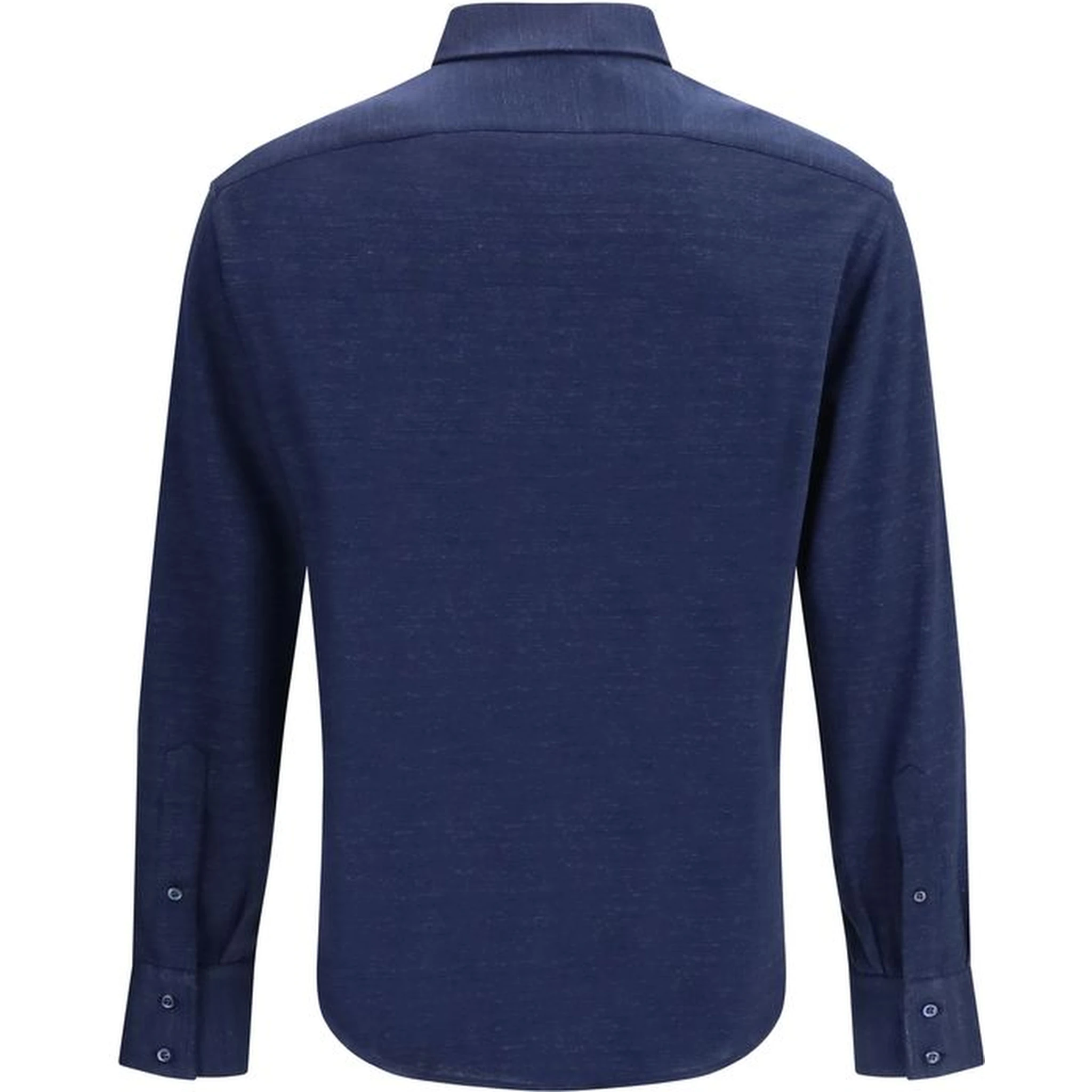 Blue Linen Dress Shirt