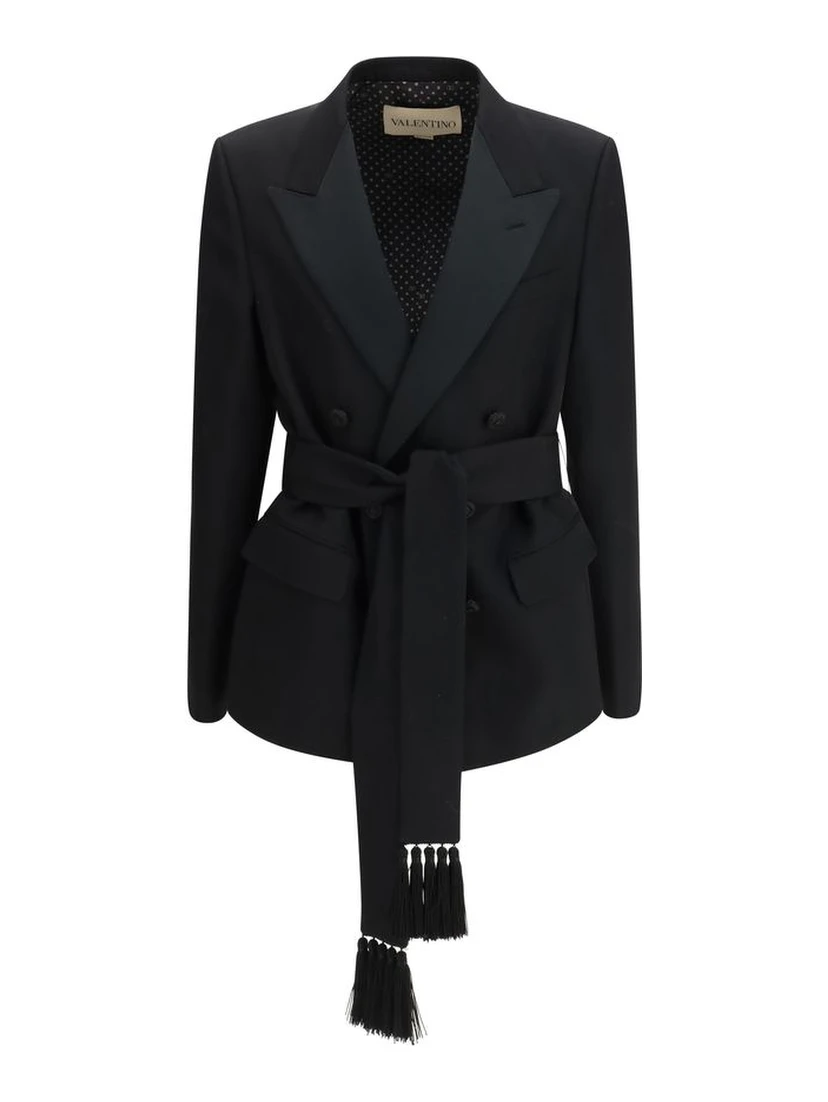 Black Fleece Wool Blazer