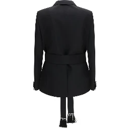 Black Fleece Wool Blazer