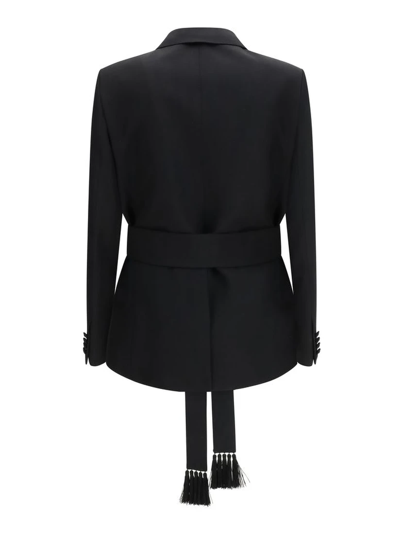 Black Fleece Wool Blazer