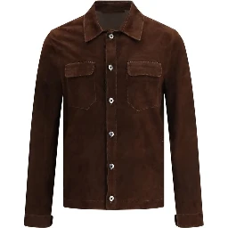 Brown Calf Leather Bos Taurus Bomber