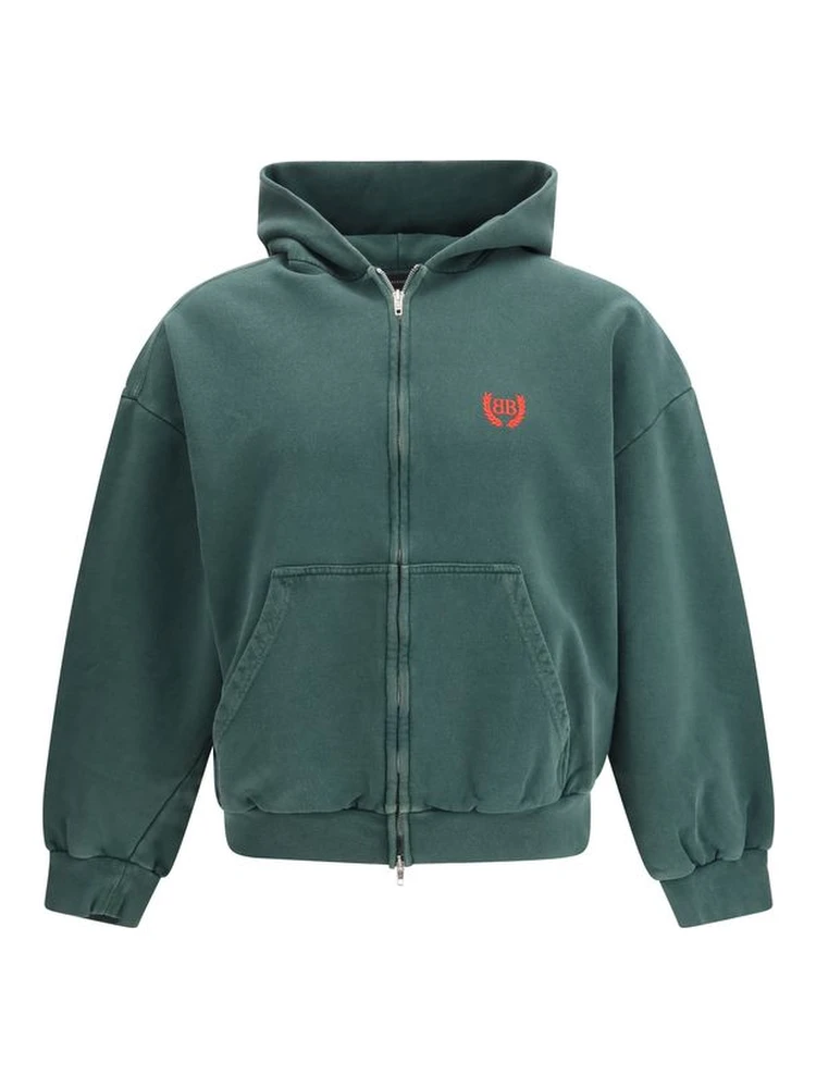 Bicolor Cotton Sweatshirt