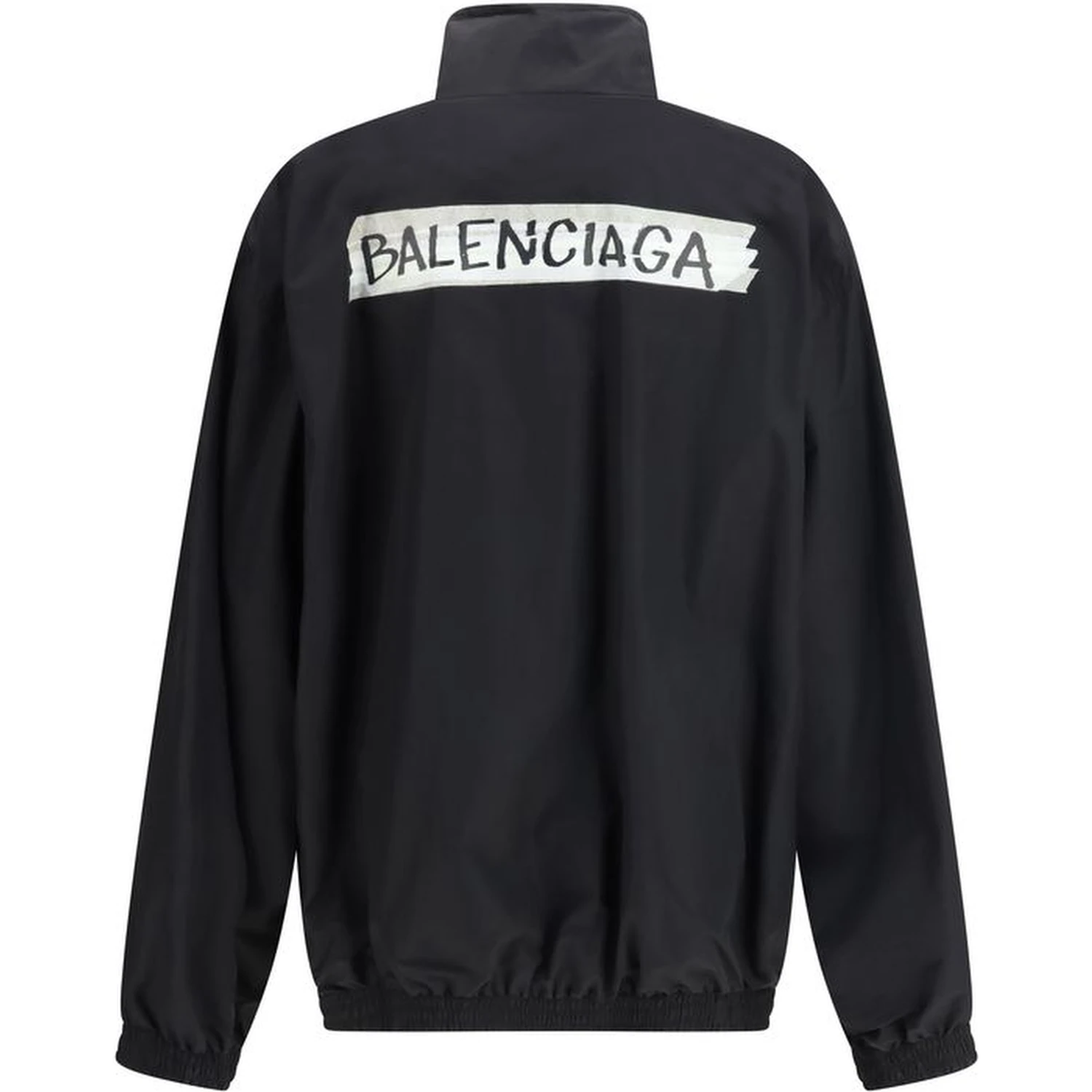 Black Cotton Shell Jacket