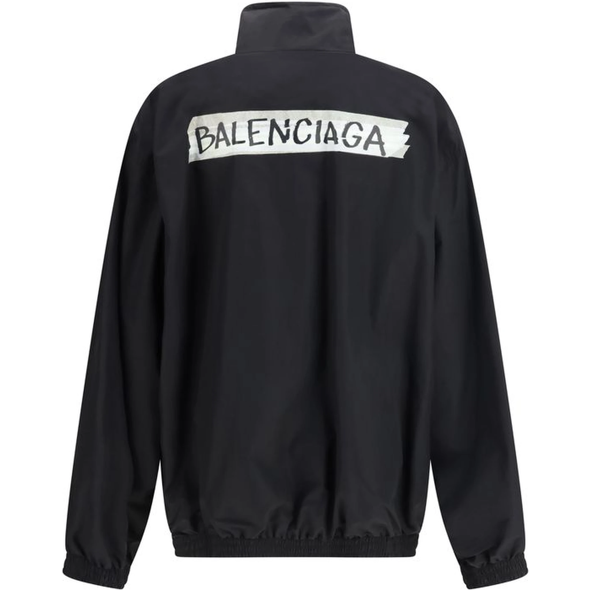 Black Cotton Shell Jacket