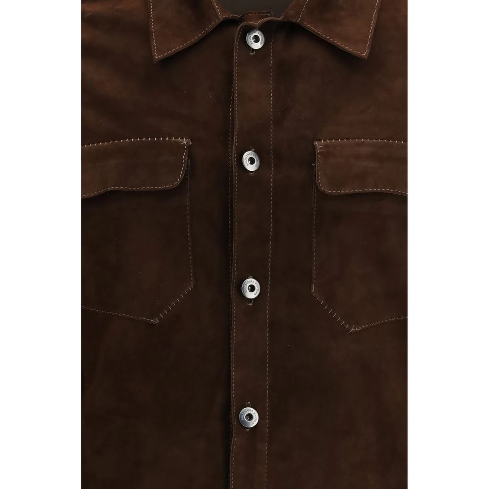 Brown Calf Leather Bos Taurus Bomber