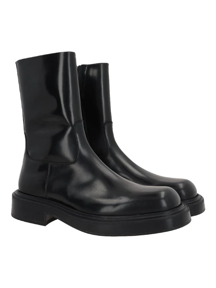 Black Calfskin Ankle Boots alternative